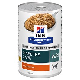 Hill's Vet Nourriture pour chiens Prescription Diet  w/d 12x370g