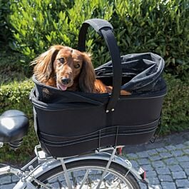 Panier pour vélo Sac de transport pour chiens 29x49x60cm noir