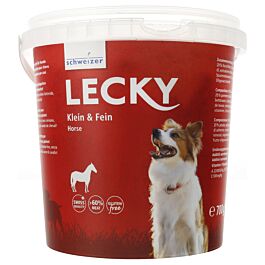 Lecky Snack pour chiens klein & fein Horse 700g
