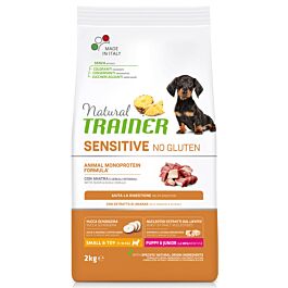Trainer Nourriture pour chien Sensitive No Gluten Small & Toy Junior Canard 2kg