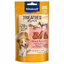 Vitakraft Snack pour chiens Treaties Minis boeuf & carotte 48g