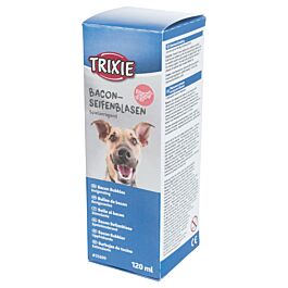 Bulles de savon pour chiens 120ml à l'arôme bacon