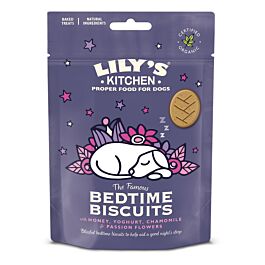 Lily's Kitchen Snack pour chiens Organic Bedtime Biscuits au Miel 80g