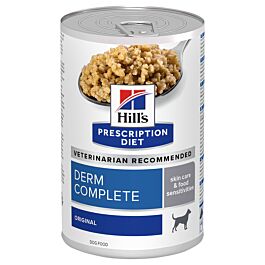 Hill's VET Nourriture pour chiens Prescription Diet Derm Complete 12x370g