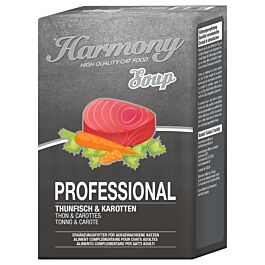 Harmony Cat Professional Soupe pour chats Thon & Carottes 4x40g