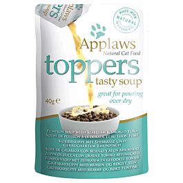 Applaws Topper Sea Bream&Tuna soup 3x40g nourriture pour chat