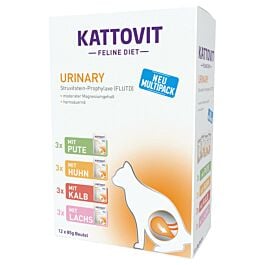 Kattovit Nourriture pour chats Multipack Urinary 12x85g 