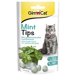 GimCat Katzensnack Mint Tips mit Katzenminze 40g