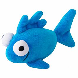 Rogz Katzenspielzeug Catnip Plush Fish blau