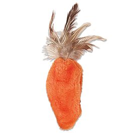 KONG Jouet pour chats Refillables Carrot Feather Top