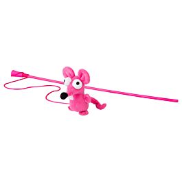Rogz Katzenspielzeug Catnip Mouse Katzenangel pink