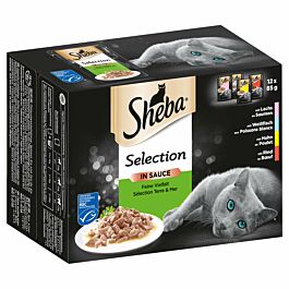 Sheba Selection en Sauce Terre & Mer 12x85g