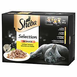 Sheba Selection in Sauce Geflügel Variation 4x12x85g