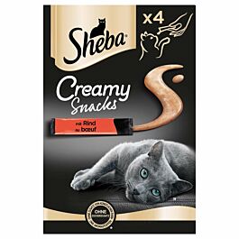 Sheba Creamy Snacks au boeuf 4x12g