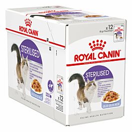 Royal Canin Katze Sterilised Gelée 12x85g AKTION