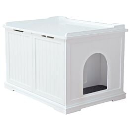 Trixie Cabine de toilette XL, 75 × 51 × 53 cm, blanc
