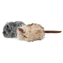 Trixie Jouet pour chats Souris en peluche avec herbe à chat 9cm