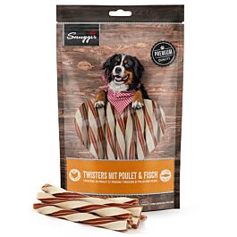 Snuggis Hundesnack Twisters mit Poulet & Fisch