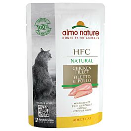 Almo Nature Nourriture pour chat HFC Natural Sachet 55g en diverses sortes