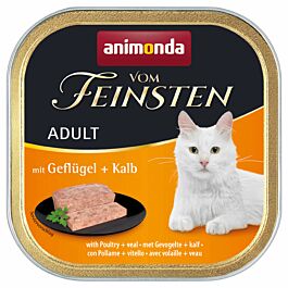 animonda Nourriture pour chats Vom Feinsten Adult Volaille & Veau