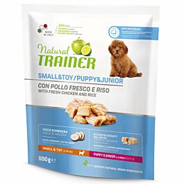 Trainer Hundefutter Natural Small & Toy Puppy & Junior Huhn & Reis