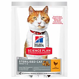 Hill's Katze Science Plan Young Adult Sterilised Cat Trockenfutter Huhn