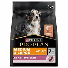 Pro Plan Dog Medium & Large Adult 7+ OPTI DERMA Lachs