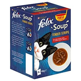 Felix Nourriture pour chats Soup Strips Viande