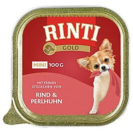 Rinti Nourriture pour chiens Gold Mini diverses saveurs 100g