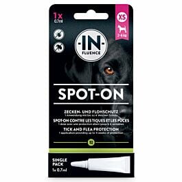 In-Fluence Spot-on Singlepack Contre les tiques & les puces chien