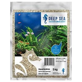 Deep Sea Quartz pour aquarium brun clair différentes tailles de grains 