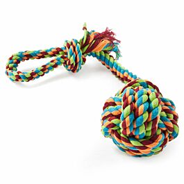 Freezack Hundespielzeug Rope Knot Loop mit Ball