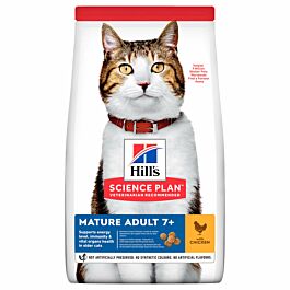 Hill's Katze Science Plan Mature Adult 7+ Trockenfutter Huhn