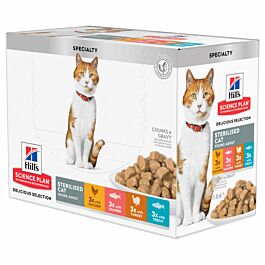 Hill's Katzenfutter Science Plan Young Adult Sterilised Cat Multipack