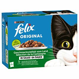 Felix Nourriture pour chat Original Sélection de la Campagne en sauce
