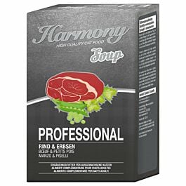 Harmony Cat Professional Soupe pour chats Boeuf & Petits Pois