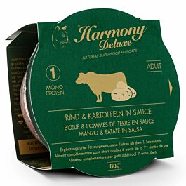 Harmony Cat Deluxe Cup Adult Rind & Kartoffeln in Sauce